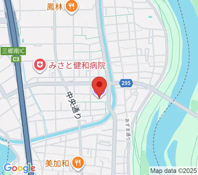 三郷市鷹野文化センターの地図