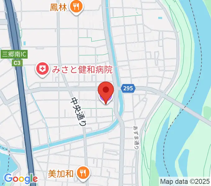 三郷市鷹野文化センターの地図