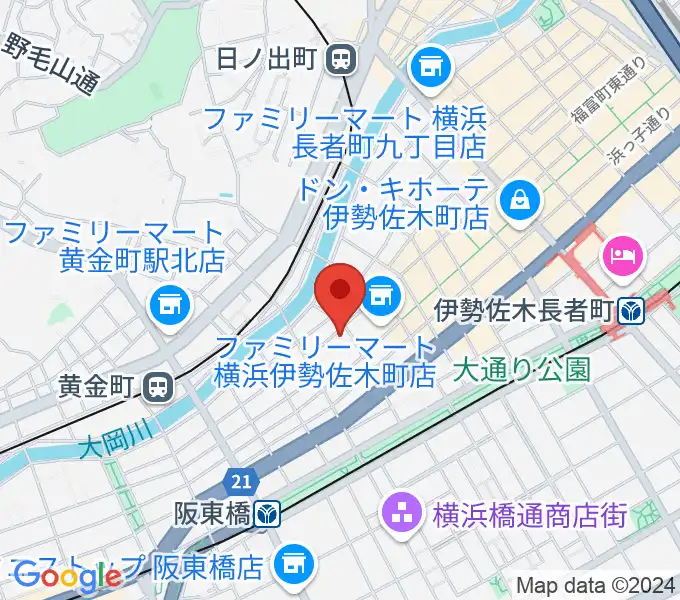 ライブ＆ダイニング シュールの地図