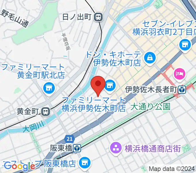 ライブ＆ダイニング シュールの地図