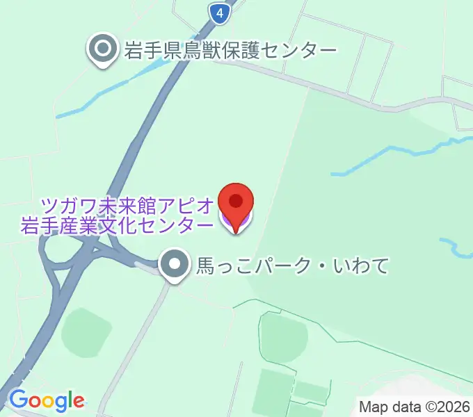 ツガワ未来館アピオの地図