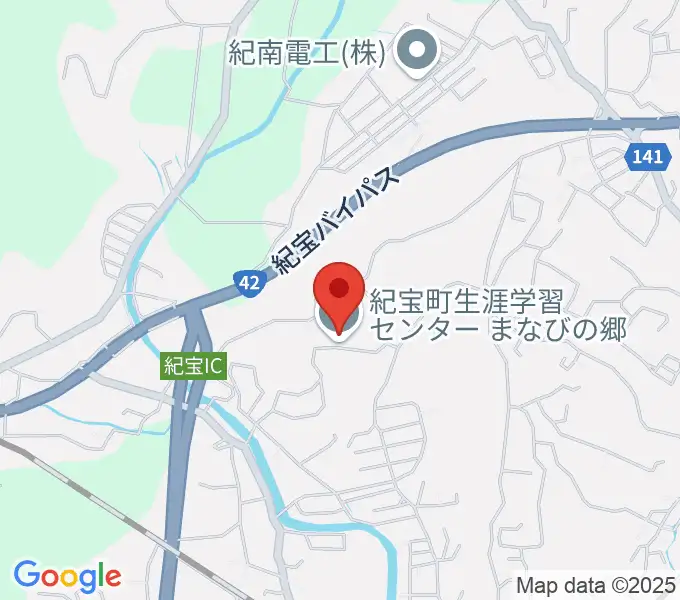 紀宝町生涯学習センター まなびの郷の地図