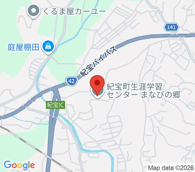 紀宝町生涯学習センター まなびの郷の地図