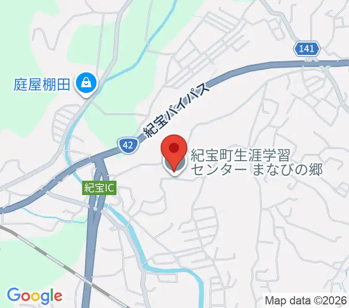 紀宝町生涯学習センター まなびの郷の地図