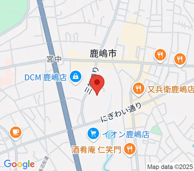 高正U&Iセンターホールの地図