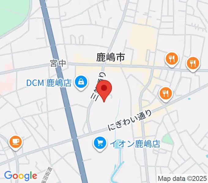 高正U&Iセンターホールの地図