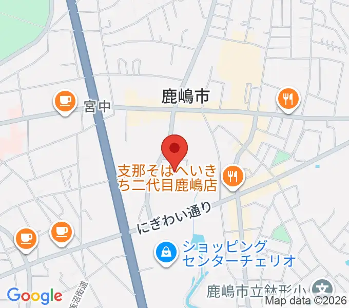 高正U&Iセンターホールの地図