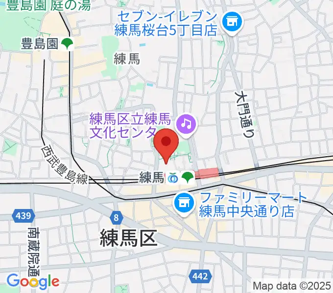練馬区立区民・産業プラザ Coconeriホールの地図