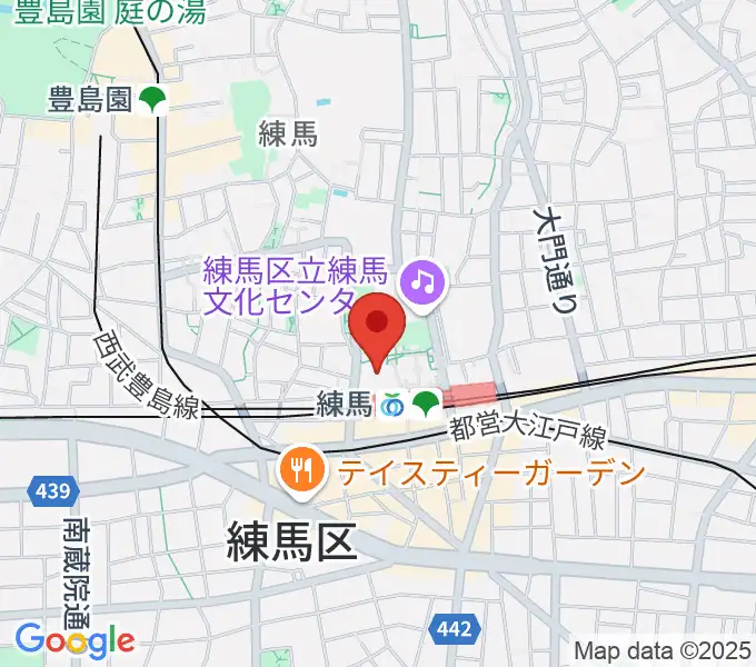 練馬区立区民・産業プラザ Coconeriホールの地図