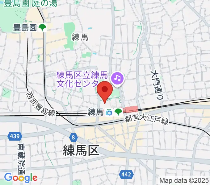 練馬区立区民・産業プラザ Coconeriホールの地図