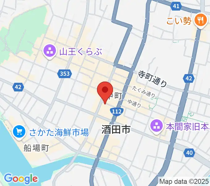 酒田hopeの地図