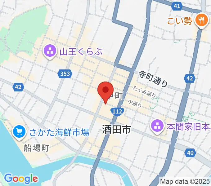 酒田hopeの地図