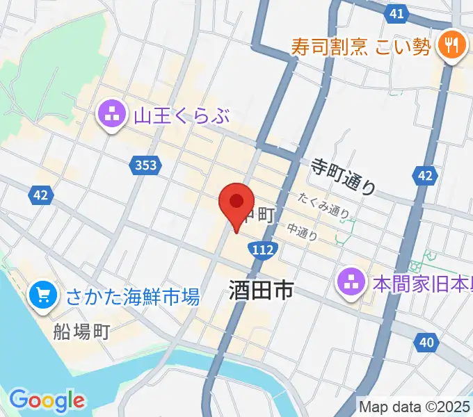 酒田hopeの地図