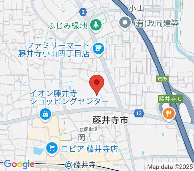 藤井寺市立市民総合会館パープルホールの地図