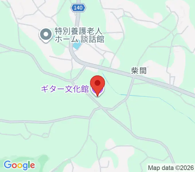 東京労音ギター文化館の地図