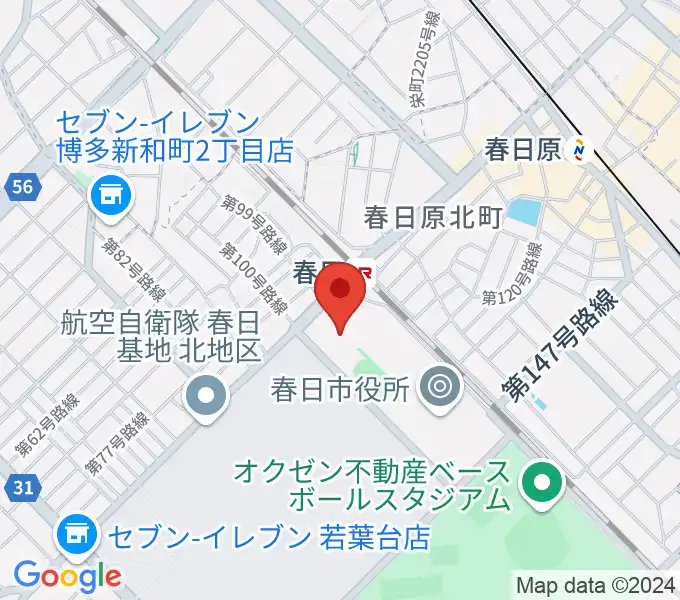 クローバープラザの地図