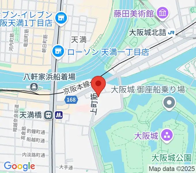 大阪ドーンセンターの地図