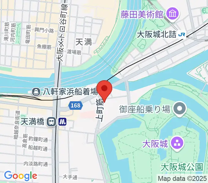 大阪ドーンセンターの地図
