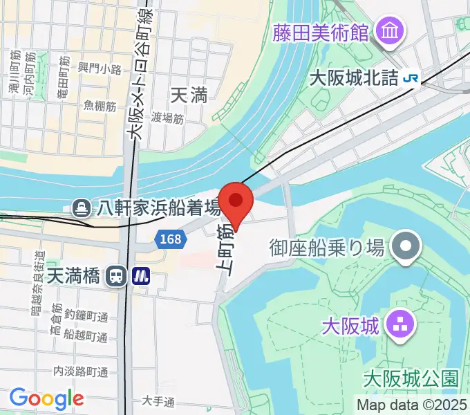 大阪ドーンセンターの地図