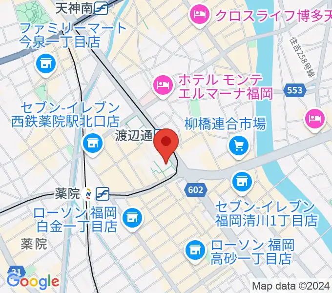 電気ビルみらいホールの地図