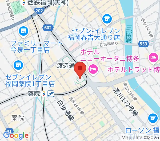電気ビルみらいホールの地図