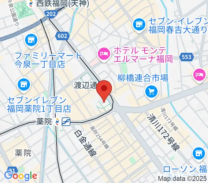電気ビルみらいホールの地図