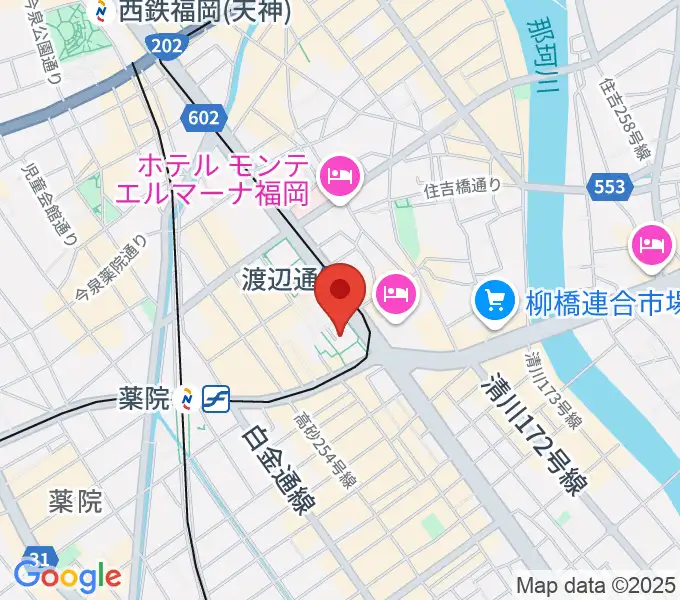 電気ビルみらいホールの地図