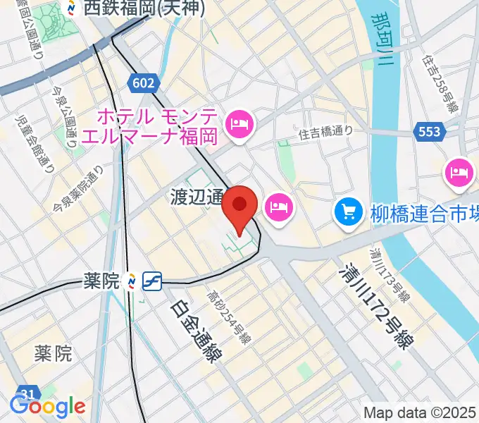 電気ビルみらいホールの地図