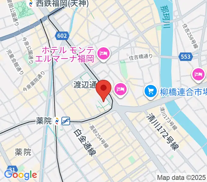 電気ビルみらいホールの地図