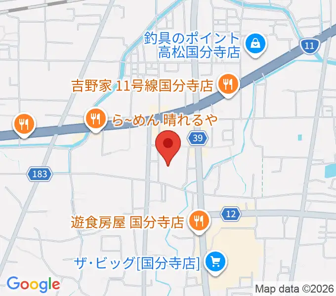 朝日段ボールホール国分寺の地図