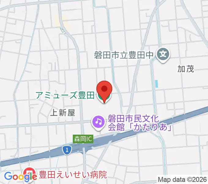 アミューズ豊田の地図