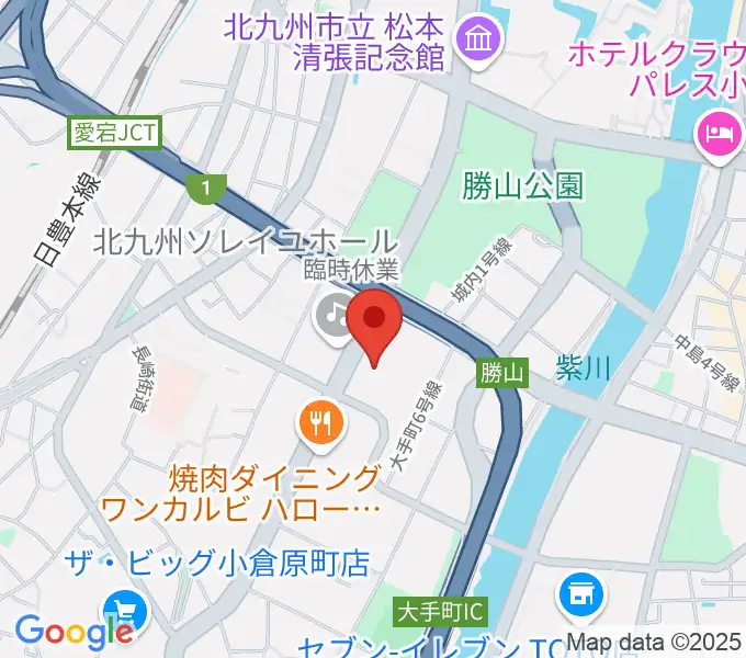 北九州市立男女共同参画センター・ムーブの地図