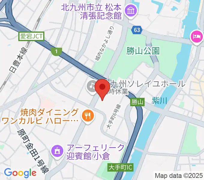 北九州市立男女共同参画センター・ムーブの地図