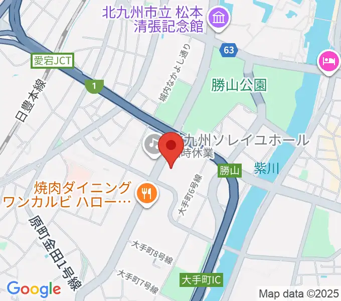 北九州市立男女共同参画センター・ムーブの地図
