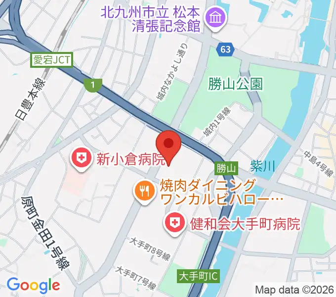 北九州市立男女共同参画センター・ムーブの地図