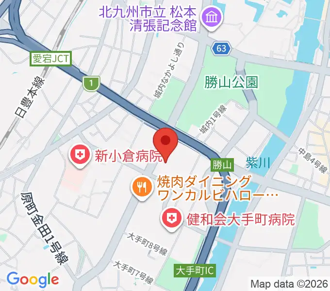 北九州市立男女共同参画センター・ムーブの地図
