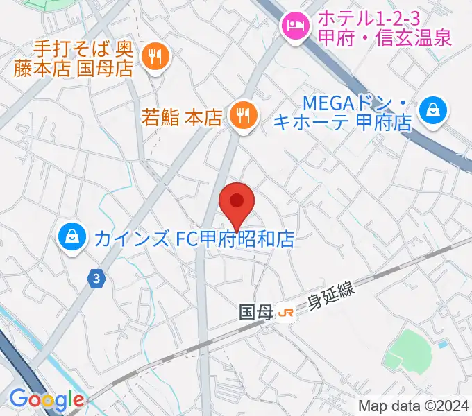 土屋バイオリンチェロ教室の地図