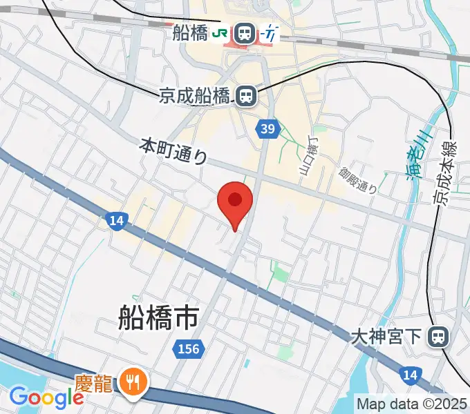 スカイワードミュージックスクールの地図