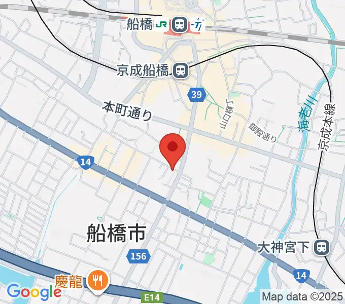 スカイワードミュージックスクールの地図