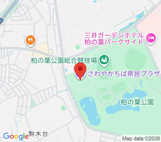 さわやかちば県民プラザの地図