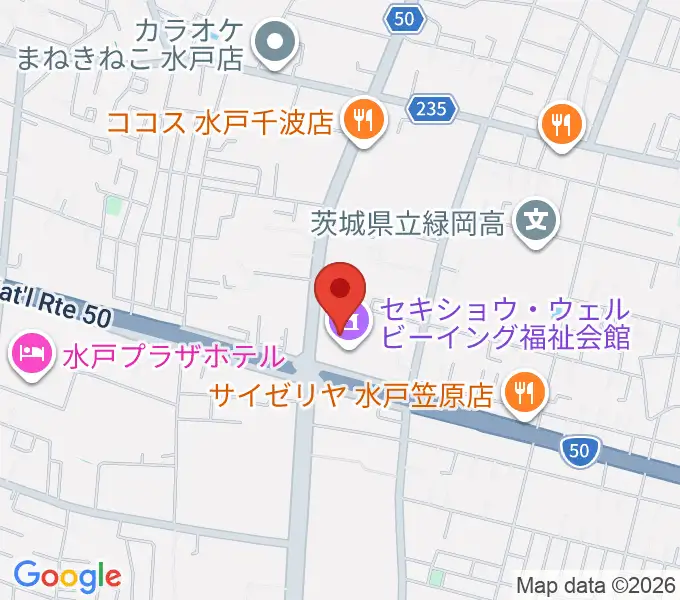 セキショウ・ウェルビーイング福祉会館の地図