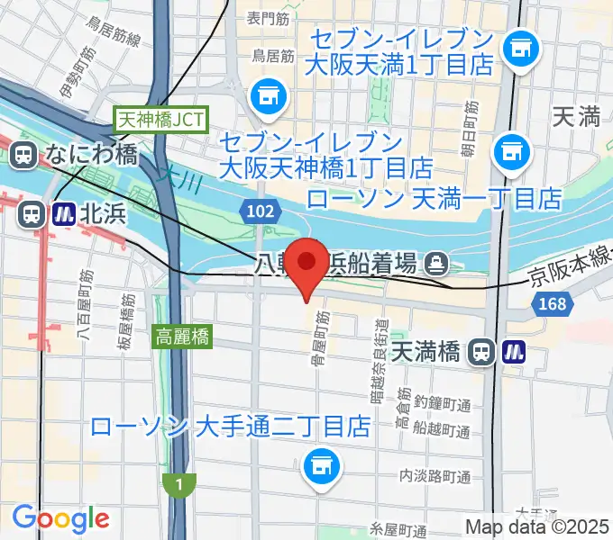 エル・おおさか 大阪府立労働センターの地図