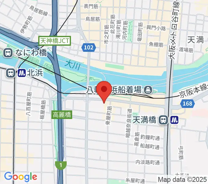 エル・おおさか 大阪府立労働センターの地図