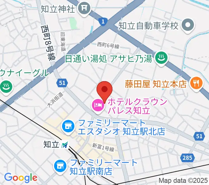 知立リリオ･コンサートホールの地図