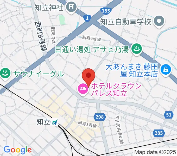 知立リリオ･コンサートホールの地図