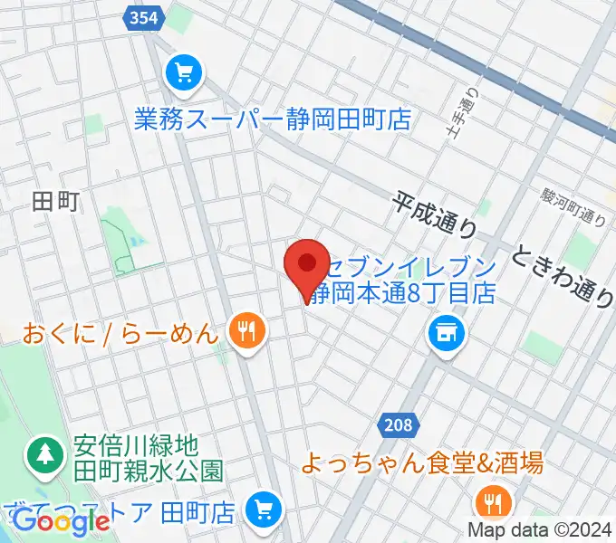 ふじまきぴあの教室の地図