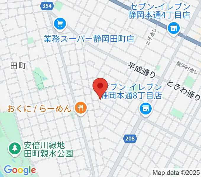 ふじまきぴあの教室の地図