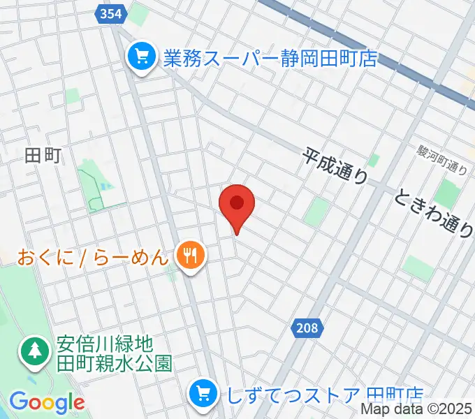 ふじまきぴあの教室の地図