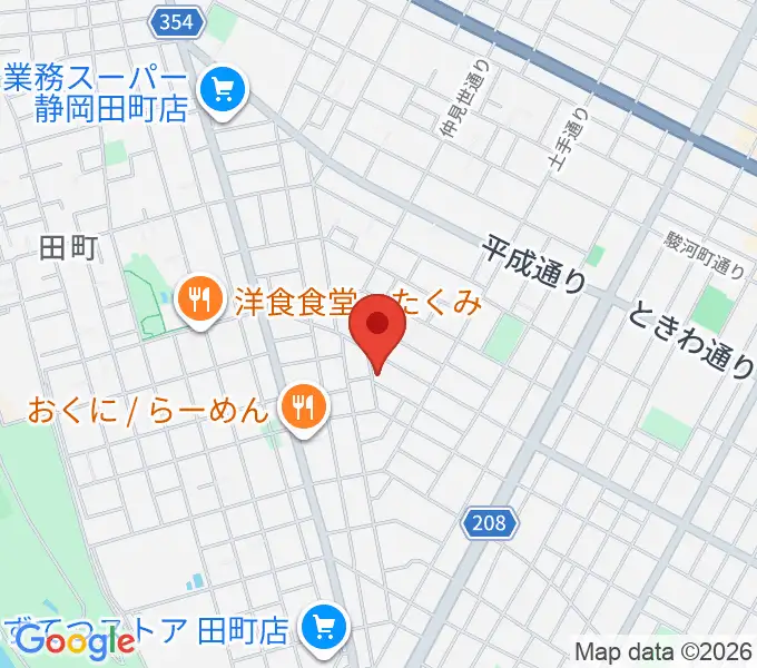 ふじまきぴあの教室の地図