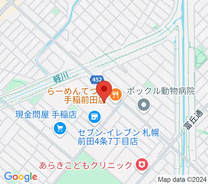 ニューホープ札幌ホールの地図